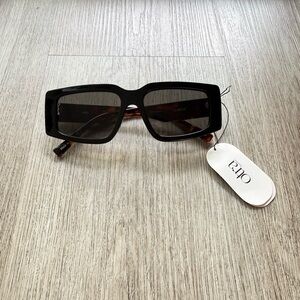 otra charlee black tortoise oversized square retro y2k sunglasses eyewear NEW